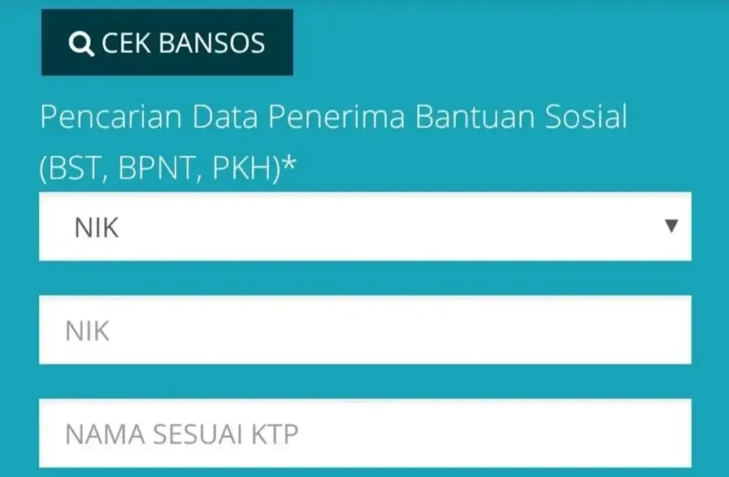 halaman cek bansos Kemensos 2025